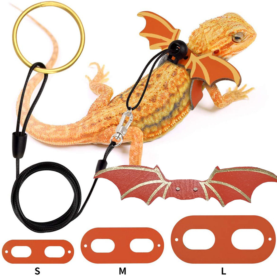 Lizard Colorful Wings Leash