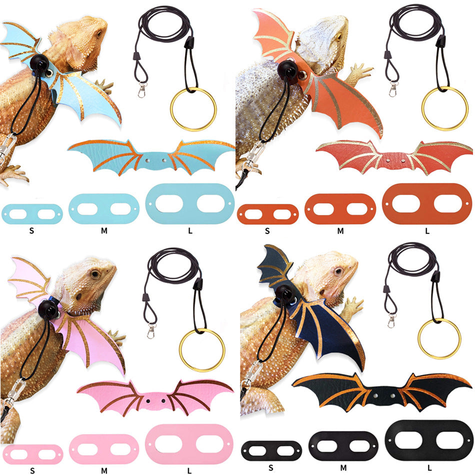 Lizard Colorful Wings Leash