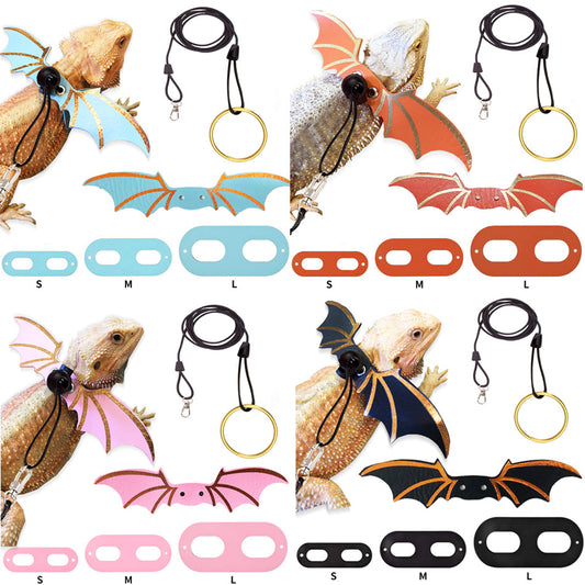 Lizard Colorful Wings Leash