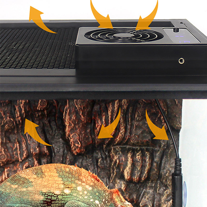 Temperature And Humidity Sensor Fan - Oddpoint Pets
