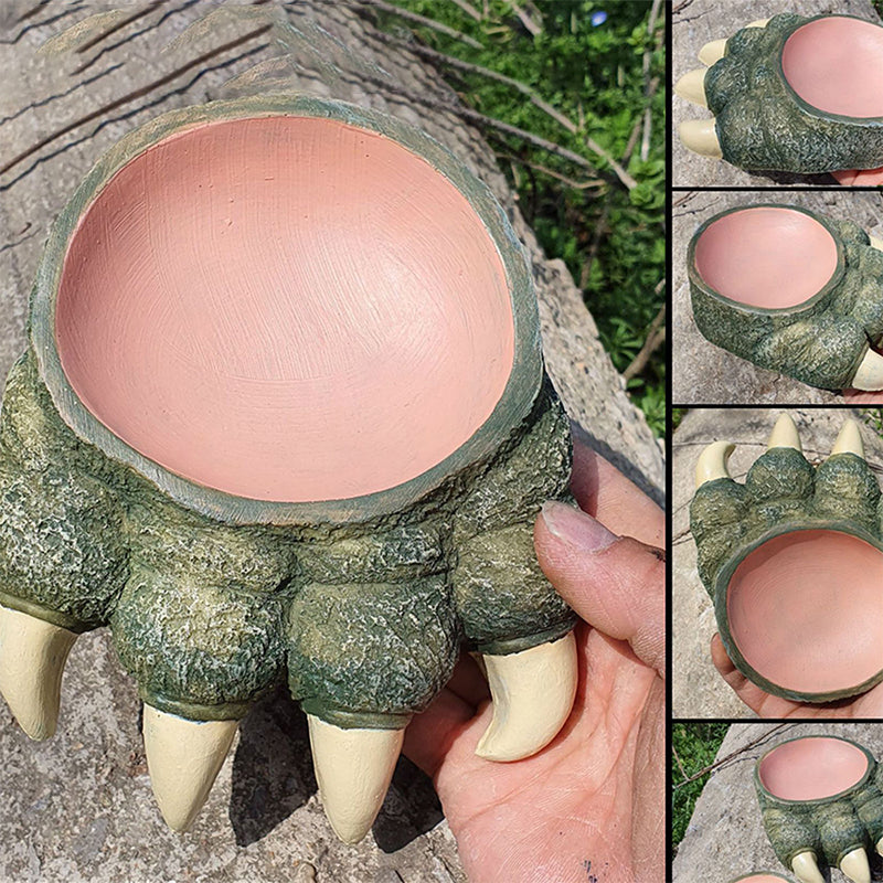 Lizard Claw Landscape Food Bowl - Oddpoint Pets