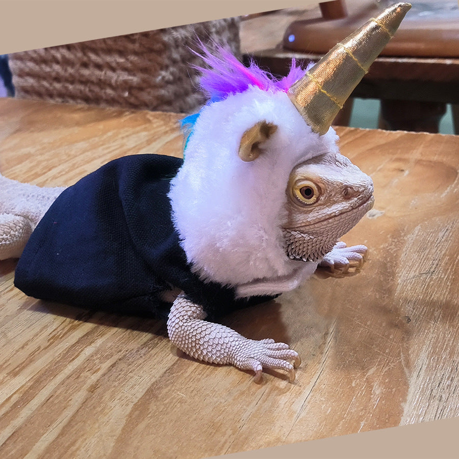 Lizard Unicorn Headgear Hat 02