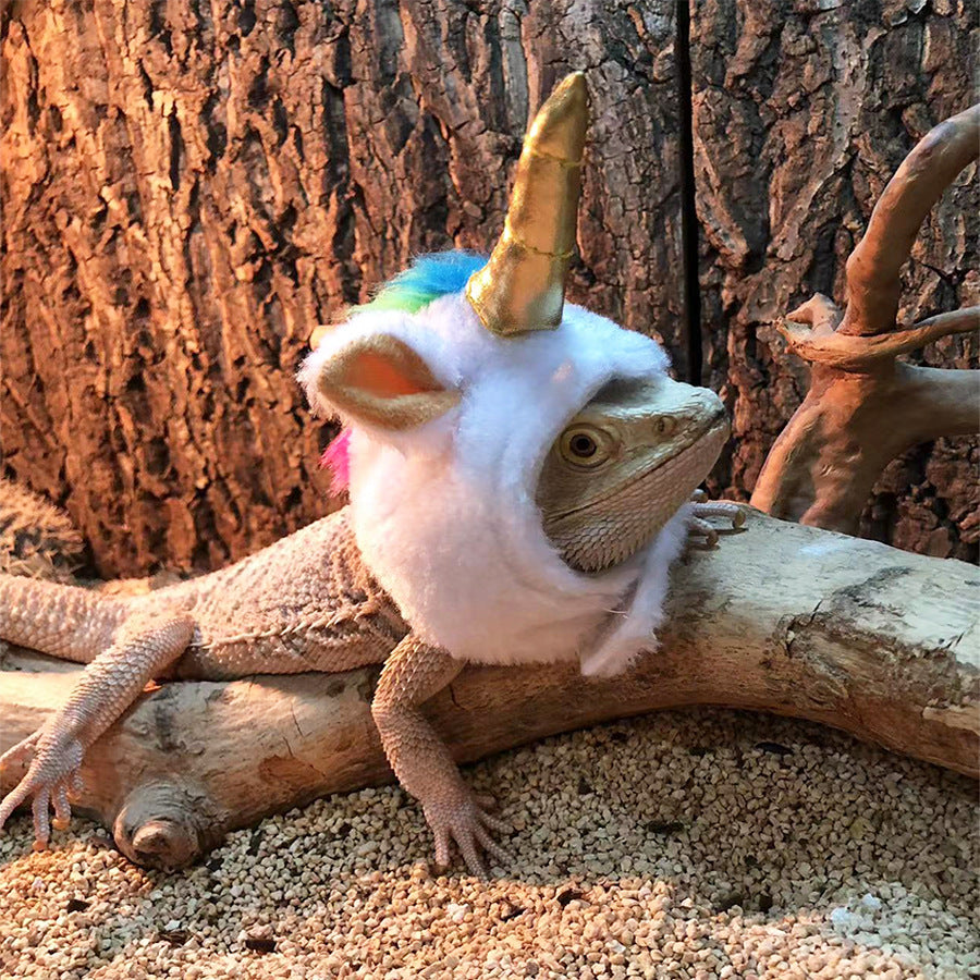 Lizard Unicorn Headgear Hat 03