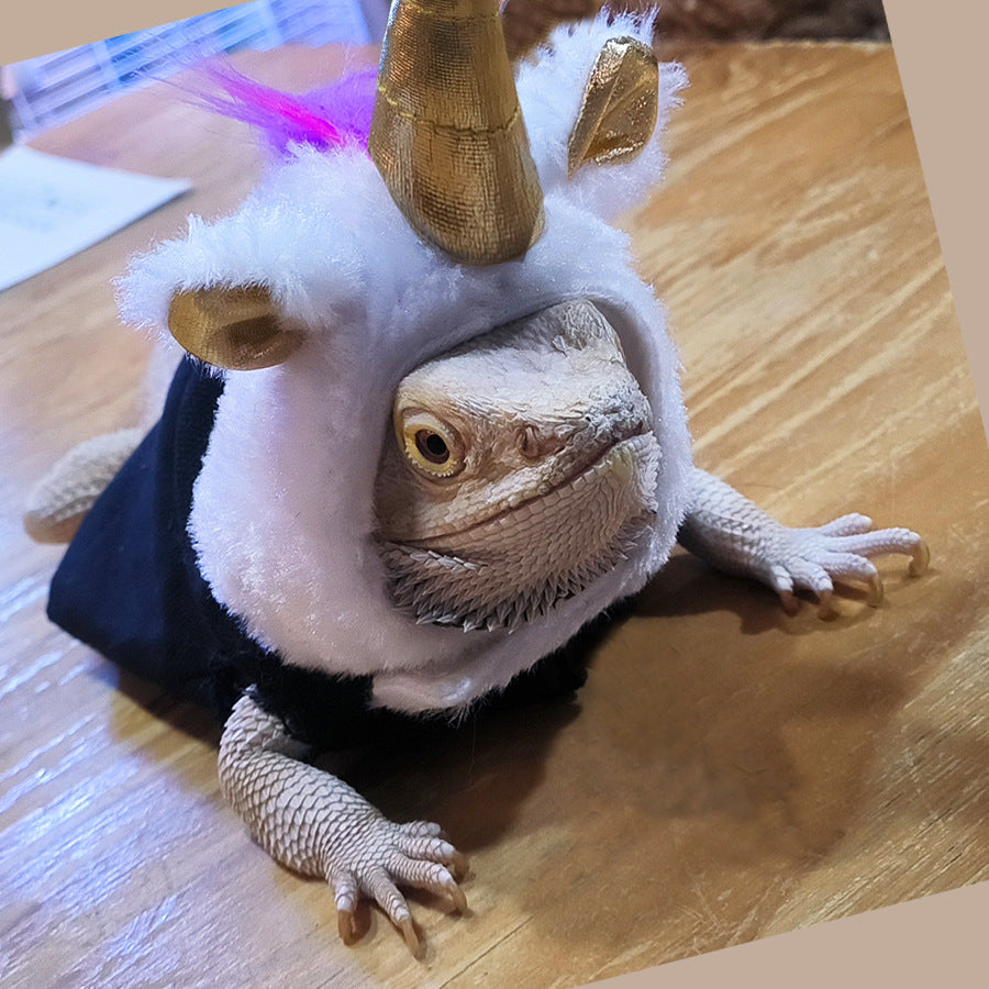 Lizard Unicorn Headgear Hat 04