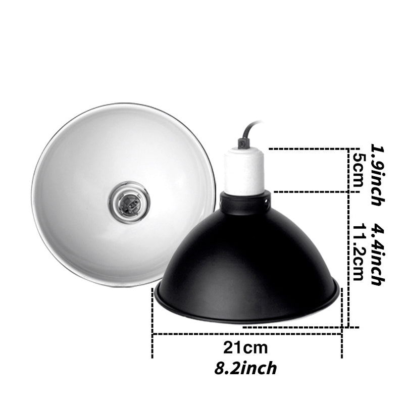 Reptile Deep Barrel Heating Lampshade 8.2 Inch 04