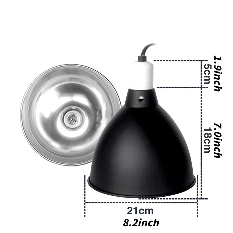 Reptile Deep Barrel Heating Lampshade 8.2 Inch 05