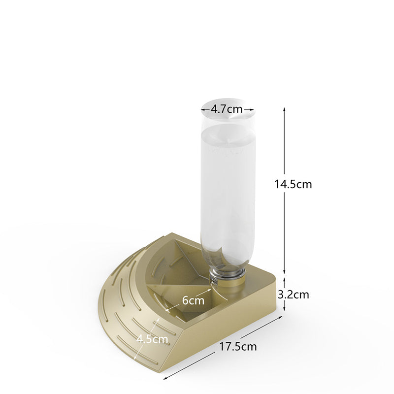 Right-angle Fan-shaped Two-in-one Food Bowl Water Bowl 07
