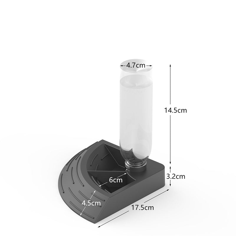 Right-angle Fan-shaped Two-in-one Food Bowl Water Bowl 09