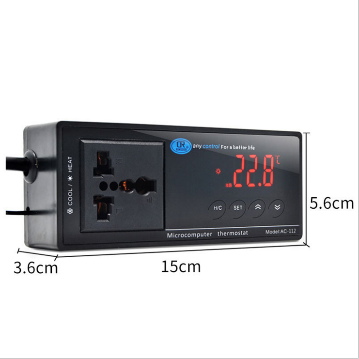 Aquarium Reptile Thermostat AC112 02