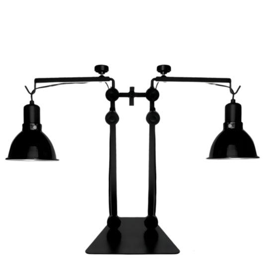 Double Rod Floor Lamp Stand